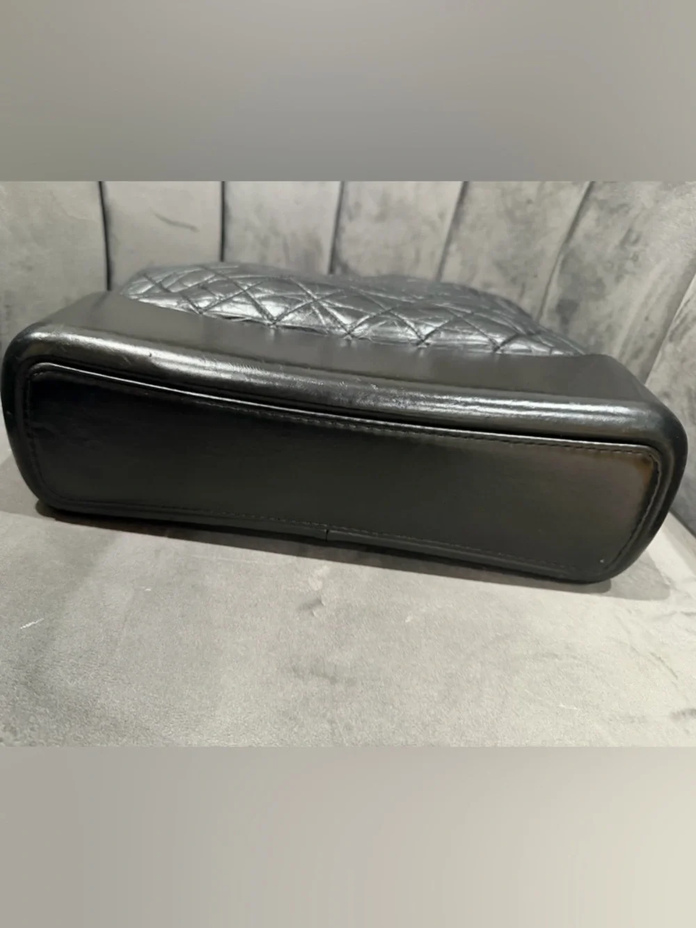 CHANEL Aged Calfskin Quilted Large Gabrielle Hobo Bag Black - Picture 12 of 16